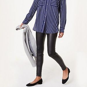 LOFT Faux Leather Leggings